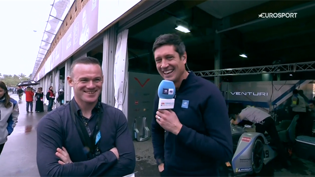 Rooney discusses MLS life at Formula E race Rooney discusses MLS life at Formula E race