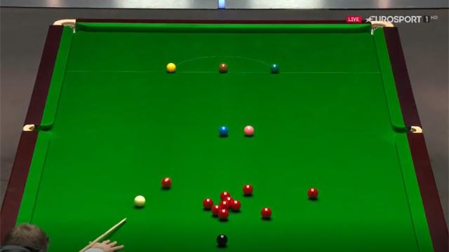 'Great shot!' - Daniel Wells threads the needle against Mark Allen 'Great shot!' - Daniel Wells threads the needle against Mark Allen