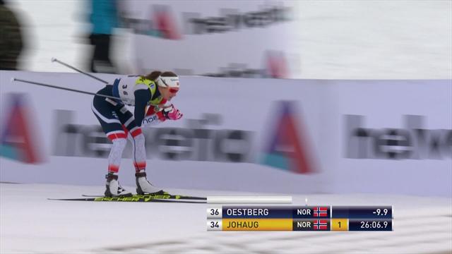 "Die ballert alles weg": Johaug dominiert in Davos "Die ballert alles weg": Johaug dominiert in Davos