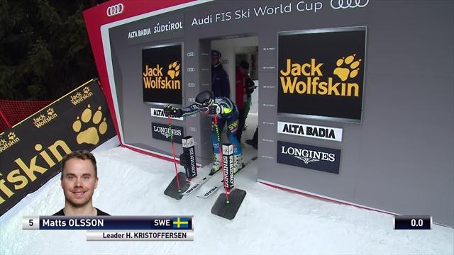 Hirscher non è davanti nella prima manche del gigante di Saalbach: il miglior crono è di Olsson Hirscher non è davanti nella prima manche del gigante di Saalbach: il miglior crono è di Olsson