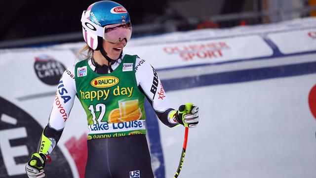 En première manche, Shiffrin a fait la moitié du chemin vers sa 50e victoire En première manche, Shiffrin a fait la moitié du chemin vers sa 50e victoire