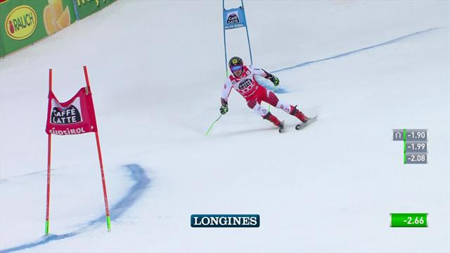 Hirscher a créé des écarts historiques sur la Gran Risa pour résister aux Français Hirscher a créé des écarts historiques sur la Gran Risa pour résister aux Français