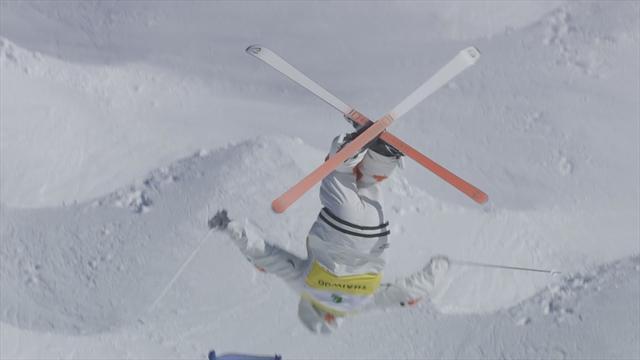 Kingsbury claims moguls crown in Taiwoo Kingsbury claims moguls crown in Taiwoo