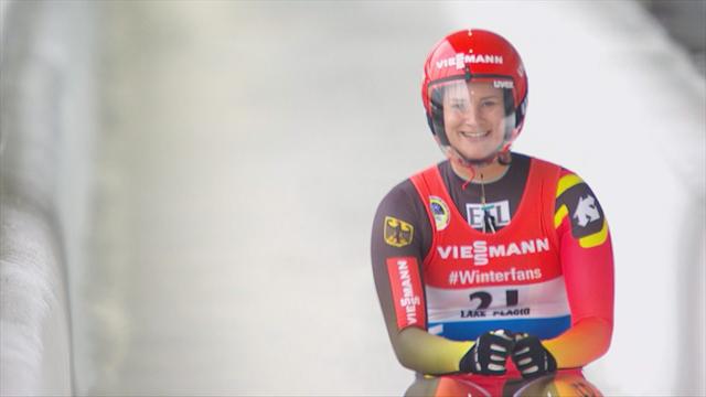 Eitberger pips Geisenberger to Lake Placid win with storming final run Eitberger pips Geisenberger to Lake Placid win with storming final run