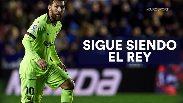 Messi sigue siendo el rey, y así lo demostró en el Ciutat de Valencia Messi sigue siendo el rey, y así lo demostró en el Ciutat de Valencia