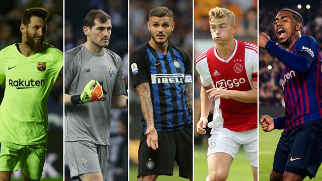 Messi, Casillas, Icardi, De Ligt y Malcom, los nombres del día Messi, Casillas, Icardi, De Ligt y Malcom, los nombres del día