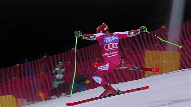 Hirscher edges Favrot in parallel final Hirscher edges Favrot in parallel final