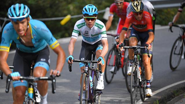 Debutta la maglia bianca per il miglior giovane alla Vuelta a España, addio alla "Combinada"