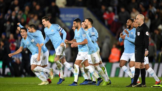 Höjdpunkter: City klart för semifinal efter straffseger mot Leicester Höjdpunkter: City klart för semifinal efter straffseger mot Leicester