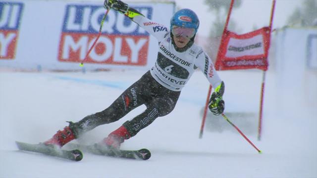 En embuscade, Shiffrin a bien fini pour prendre la 2e place provisoire En embuscade, Shiffrin a bien fini pour prendre la 2e place provisoire