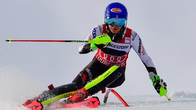 Logique respectée en première manche : Shiffrin mène devant Vlhova