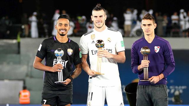 Bale, Balón de Oro del Mundial de Clubes; Marcos Llorente, mejor jugador de la final