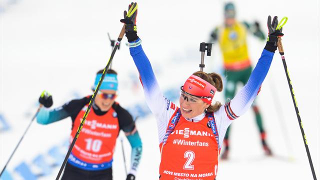 Kuzmina était intouchable sur les skis mais Chevalier a croqué Wierer : les temps forts Kuzmina était intouchable sur les skis mais Chevalier a croqué Wierer : les temps forts