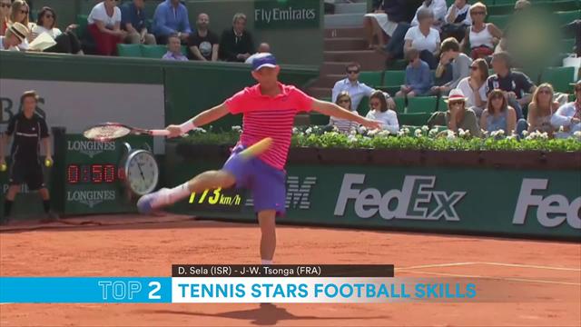 Watts Top 5: Tennis star football skills Watts Top 5: Tennis star football skills