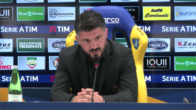 Gattuso: "Il capitano della nave sono io e la responsabilità è mia: non sono tranquillo" Gattuso: "Il capitano della nave sono io e la responsabilità è mia: non sono tranquillo"