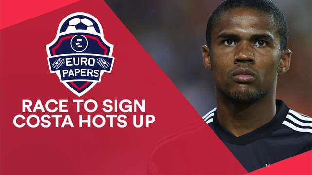 Euro Papers: Hope for United and City in race to sign Douglas Costa Euro Papers: Hope for United and City in race to sign Douglas Costa