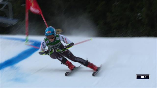 Shiffrin, imbatible en la primera manga del Gigante de Semmering y camino del récord en 2018 Shiffrin, imbatible en la primera manga del Gigante de Semmering y camino del récord en 2018