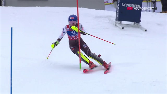Cette fois, Shiffrin a tenu bon pour s'offrir une victoire historique Cette fois, Shiffrin a tenu bon pour s'offrir une victoire historique