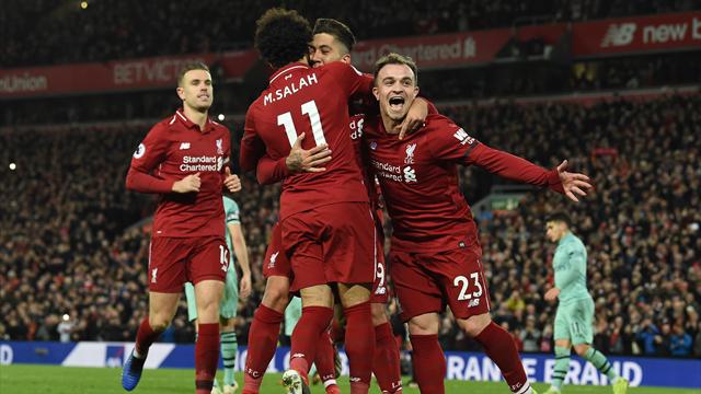 Liverpool marche sur Arsenal et la Premier League