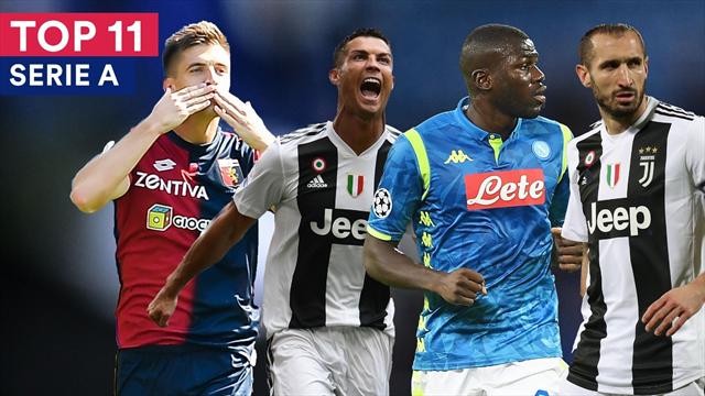 Da Koulibaly a Piatek: la top 11 del girone di andata Da Koulibaly a Piatek: la top 11 del girone di andata