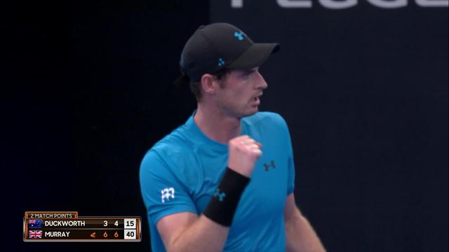 'Up and running' - Murray wins comeback match in Brisbane 'Up and running' - Murray wins comeback match in Brisbane