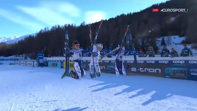 Tour de Ski | Stina Nilsson wint sprint Tour de Ski | Stina Nilsson wint sprint