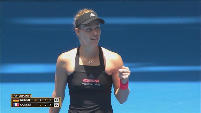 Highlights: Kerber comes through Cornet test Highlights: Kerber comes through Cornet test