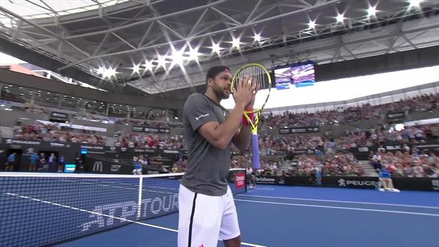 Sur l'ultime balle, Tsonga a poussé Daniel à la faute Sur l'ultime balle, Tsonga a poussé Daniel à la faute