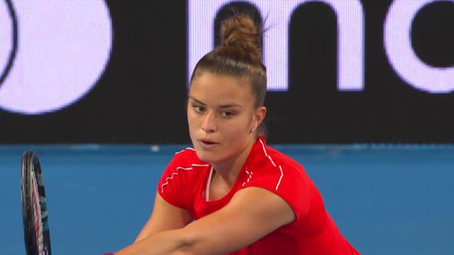 Maria Sakkari downs Belinda Bencic at the Hopman Cup Maria Sakkari downs Belinda Bencic at the Hopman Cup