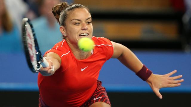 Sakkari schlägt Bencic und punktet für Griechenland Sakkari schlägt Bencic und punktet für Griechenland