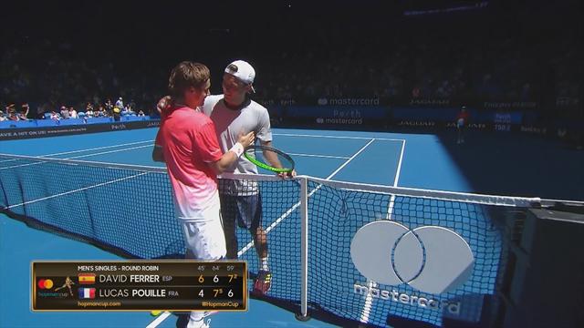 So macht Ferrer den Sieg gegen Pouille klar So macht Ferrer den Sieg gegen Pouille klar