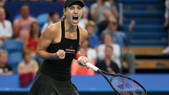 Kerber closes out win over Bencic to set up decider Kerber closes out win over Bencic to set up decider