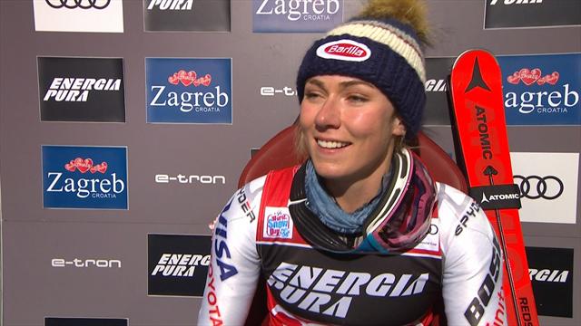 Shiffrin: It is the perfect track to be aggressive Shiffrin: It is the perfect track to be aggressive