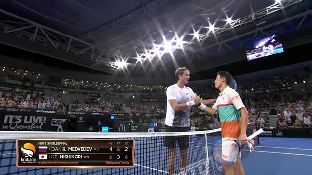Tennis | Nishikori zegeviert in Brisbane Tennis | Nishikori zegeviert in Brisbane