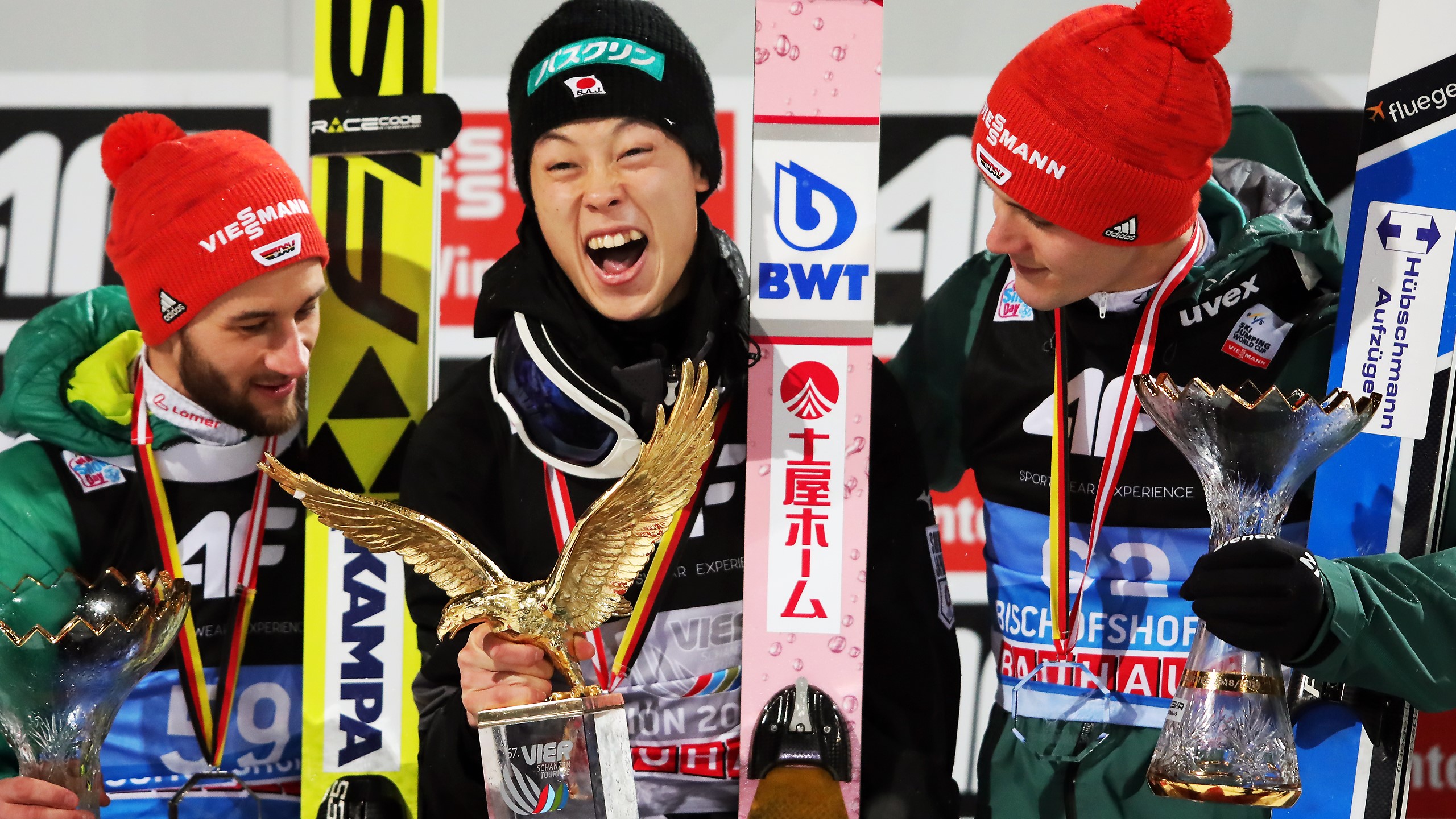 Markus Eisenbichler, Ryoyu Kobayashi, Stephan Leyhe