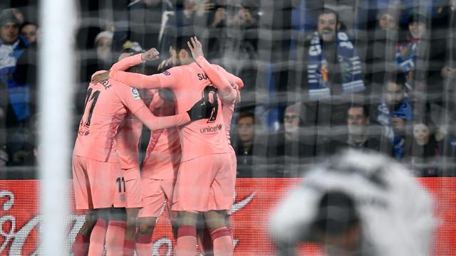 Messi-Suarez: il Barcellona vince 2-1 contro il Getafe e vola a +5 in cima alla Liga