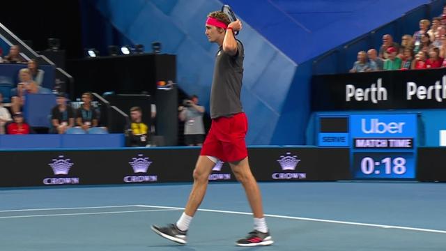 Zverev knocks Bencic over with a 207kmph ace Zverev knocks Bencic over with a 207kmph ace