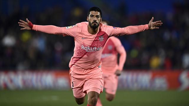 Messi et Suarez continuent de porter le Barça