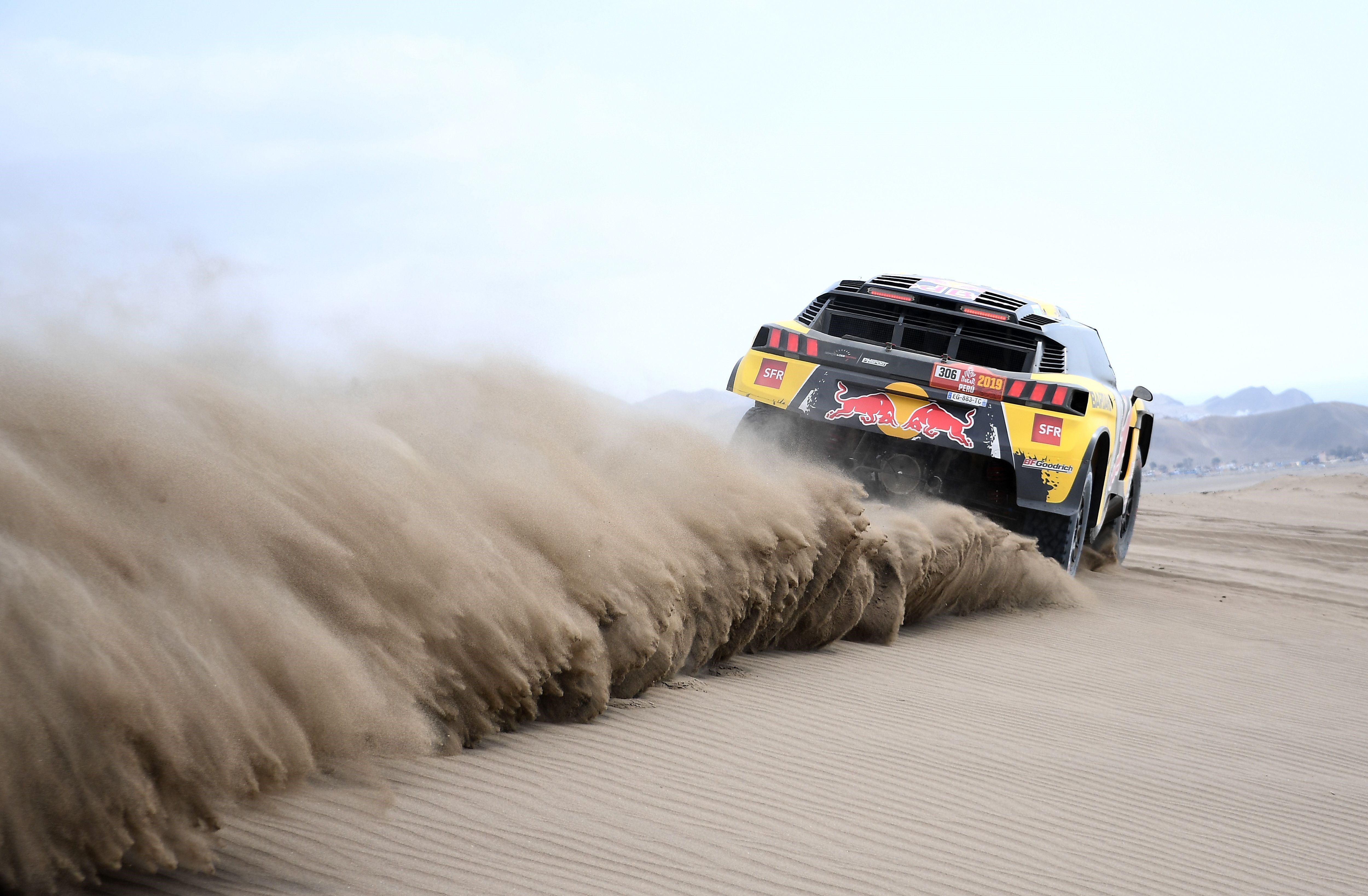 Sébastien Loeb lors du Dakar 2019