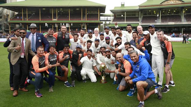 India end 71-year drought after soggy Sydney draw