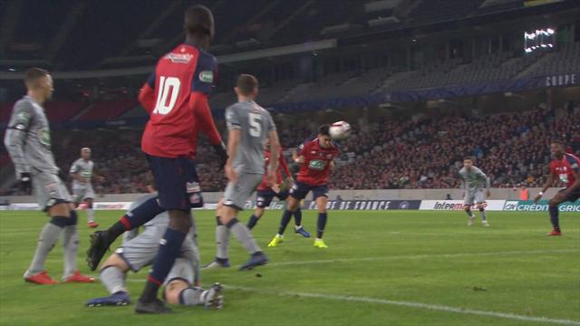 Un festival de Pépé parachevé par Araujo : le but de la qualification de Lille Un festival de Pépé parachevé par Araujo : le but de la qualification de Lille