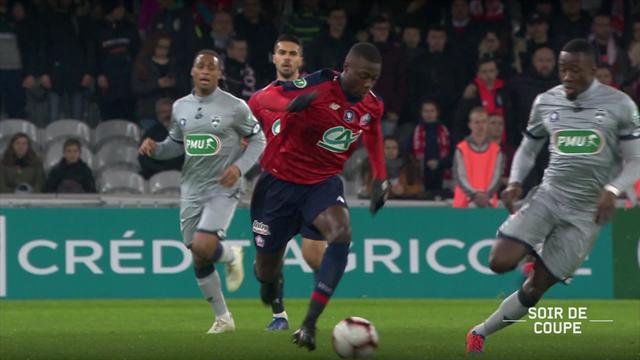 Dribbles virevoltants et courses percutantes : Pépé a encore régalé Dribbles virevoltants et courses percutantes : Pépé a encore régalé