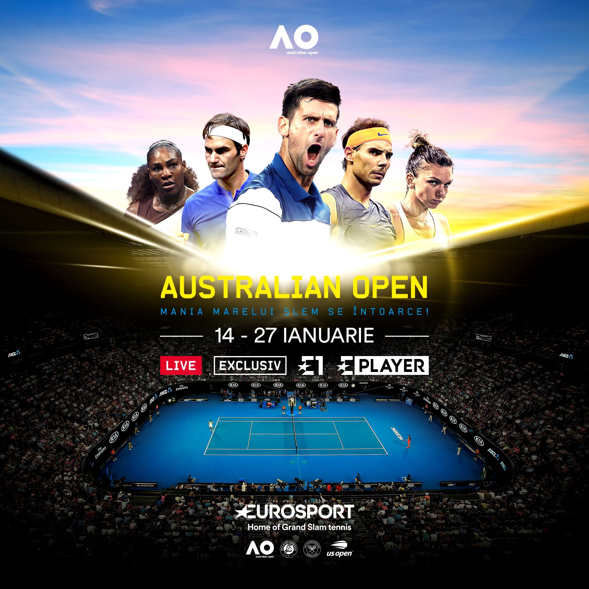 Australian Open Key Visual Romania