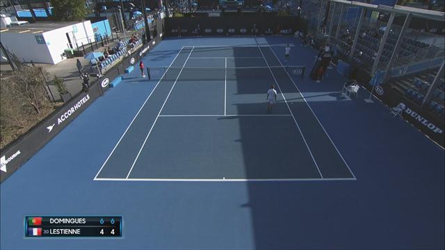Highlights as Domingues beats Lestienne in Australian Open qualifiers Highlights as Domingues beats Lestienne in Australian Open qualifiers