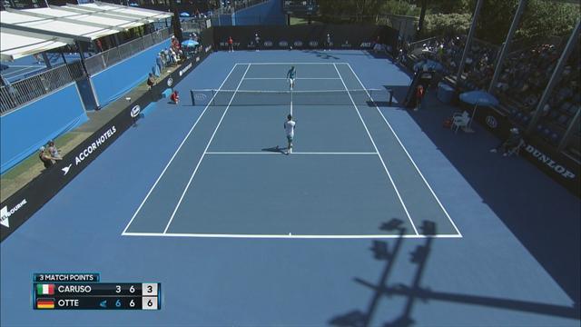 Highlights as Otte beats Caruso in Australian Open qualifiers Highlights as Otte beats Caruso in Australian Open qualifiers