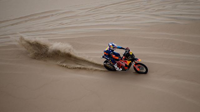 Walkner souffle l'étape à Brabec chez les motos