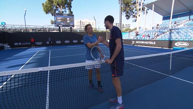 Australian Open qualifying highlights: Ward battles back to beat Banes Australian Open qualifying highlights: Ward battles back to beat Banes
