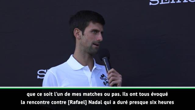 Open d'Australie - Djokovic révèle son meilleur match disputé en carrière Open d'Australie - Djokovic révèle son meilleur match disputé en carrière