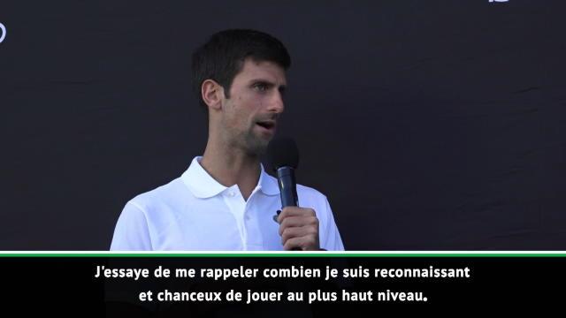 Open d'Australie - Djokovic : "Reconnaissant et chanceux de jouer au plus haut niveau" Open d'Australie - Djokovic : "Reconnaissant et chanceux de jouer au plus haut niveau"