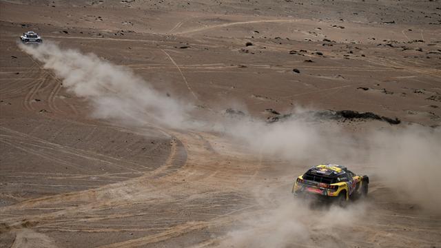 Peterhansel en patron, Loeb perd 42 minutes au général